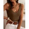 imageANRABESS Women Tank Tops Scoop Neck Ribbed Knit Summer Sweater 2026 Sleeveless Casual Shirts Cute Beach Vacation ClothesLight Coffee
