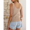 imageANRABESS Women Tank Tops Scoop Neck Ribbed Knit Summer Sweater 2026 Sleeveless Casual Shirts Cute Beach Vacation ClothesLight Khaki