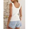 imageANRABESS Women Tank Tops Scoop Neck Ribbed Knit Summer Sweater 2026 Sleeveless Casual Shirts Cute Beach Vacation ClothesWhite
