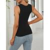 imageANRABESS Women Tank Tops Square Neck Sleeveless Summer Slim Fit Shirts Knit Basic Tee Undershirts 2026 Beach Vacation ClothesBlack