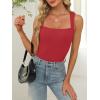 imageANRABESS Women Tank Tops Square Neck Sleeveless Summer Slim Fit Shirts Knit Basic Tee Undershirts 2026 Beach Vacation ClothesRed