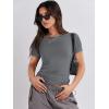 imageANRABESS Womens 3 Pack Short Sleeve Shirts 2026 Crop Tops Tight Fitted Basic Tees Workout T Shirts Y2k Clothes Summer OutfitBlackwhitedeep Grey