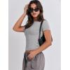 imageANRABESS Womens 3 Pack Short Sleeve Shirts 2026 Crop Tops Tight Fitted Basic Tees Workout T Shirts Y2k Clothes Summer OutfitBlackwhitelight Grey