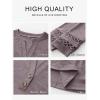imageANRABESS Womens 34 Length Lace Sleeve Tops Henley V Neck Shirts Dressy Casual Business Blouses 2026 Spring TShirts OutfitsTaupe