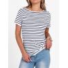 imageANRABESS Womens Boat Neck Tops Short Sleeve TShirts Causal Fashion Tee Shirts 2026 Summer Spring ClothesBlack White Stripe