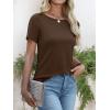 imageANRABESS Womens Boat Neck Tops Short Sleeve TShirts Causal Fashion Tee Shirts 2026 Summer Spring ClothesBrown