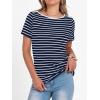 imageANRABESS Womens Boat Neck Tops Short Sleeve TShirts Causal Fashion Tee Shirts 2026 Summer Spring ClothesNavy Blue Stripe