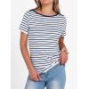 imageANRABESS Womens Boat Neck Tops Short Sleeve TShirts Causal Fashion Tee Shirts 2026 Summer Spring ClothesNavy Blue White Stripe