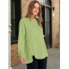 imageANRABESS Womens Long Sleeve Henley Tops Tunic Sweatshirt Loose Slit Casual Button Shirts Pullover 2026 Spring Winter OutfitsGreen