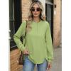 imageANRABESS Womens Long Sleeve Henley Tops Tunic Sweatshirt Loose Slit Casual Button Shirts Pullover 2026 Spring Winter OutfitsGreen