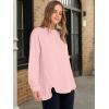 imageANRABESS Womens Long Sleeve Henley Tops Tunic Sweatshirt Loose Slit Casual Button Shirts Pullover 2026 Spring Winter OutfitsPink