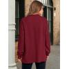 imageANRABESS Womens Long Sleeve Henley Tops Tunic Sweatshirt Loose Slit Casual Button Shirts Pullover 2026 Spring Winter OutfitsRed