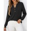 imageANRABESS Womens Long Sleeve Shirts Henley Tops Dressy Casual Blouse Trendy 2025 Fall Clothes Spring Vacation OutfitsBlack