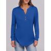 imageANRABESS Womens Long Sleeve Shirts Henley Tops Dressy Casual Blouse Trendy 2025 Fall Clothes Spring Vacation OutfitsBoyal Blue