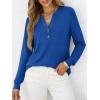 imageANRABESS Womens Long Sleeve Shirts Henley Tops Dressy Casual Blouse Trendy 2025 Fall Clothes Spring Vacation OutfitsBoyal Blue