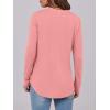 imageANRABESS Womens Long Sleeve Shirts Henley Tops Dressy Casual Blouse Trendy 2025 Fall Clothes Spring Vacation OutfitsCoral Pink