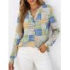 imageANRABESS Womens Long Sleeve Shirts Henley Tops Dressy Casual Blouse Trendy 2025 Fall Clothes Spring Vacation OutfitsDeep Plaid  Blue