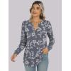 imageANRABESS Womens Long Sleeve Shirts Henley Tops Dressy Casual Blouse Trendy 2025 Fall Clothes Spring Vacation OutfitsGrey White Floral