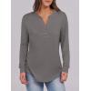 imageANRABESS Womens Long Sleeve Shirts Henley Tops Dressy Casual Blouse Trendy 2025 Fall Clothes Spring Vacation OutfitsLight Taupe