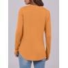 imageANRABESS Womens Long Sleeve Shirts Henley Tops Dressy Casual Blouse Trendy 2025 Fall Clothes Spring Vacation OutfitsOrange