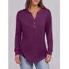 imageANRABESS Womens Long Sleeve Shirts Henley Tops Dressy Casual Blouse Trendy 2025 Fall Clothes Spring Vacation OutfitsPurple