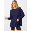 imageANRABESS Womens Oversized Long Sleeve shirts Fall Workout Tunic Tops Athletic Gym Tshirts Soft Basic Tees 2026 OutfitsNavy Blue