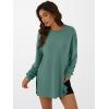 imageANRABESS Womens Oversized Long Sleeve shirts Fall Workout Tunic Tops Athletic Gym Tshirts Soft Basic Tees 2026 OutfitsSage Green