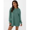 imageANRABESS Womens Oversized Long Sleeve shirts Fall Workout Tunic Tops Athletic Gym Tshirts Soft Basic Tees 2026 OutfitsSage Green