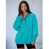 imageANRABESS Womens Oversized Sweatshirt Long Sleeve Henley Pullover Tops 2026 Spring Casual Button Loose Fit Teens OutfitsLake Green