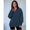 imageANRABESS Womens Oversized Sweatshirt Long Sleeve Henley Pullover Tops 2026 Spring Casual Button Loose Fit Teens OutfitsNavy Blue