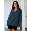imageANRABESS Womens Oversized Sweatshirt Long Sleeve Henley Pullover Tops 2026 Spring Casual Button Loose Fit Teens OutfitsNavy Blue