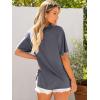 imageANRABESS Womens Oversized T Shirts Short Sleeve Crewneck Tops Casual Loose Basic Tee Shirts 2026 Summer Trendy OutfitsGrey