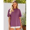 imageANRABESS Womens Oversized T Shirts Short Sleeve Crewneck Tops Casual Loose Basic Tee Shirts 2026 Summer Trendy OutfitsPurple