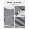imageANRABESS Womens Short Sleeve Tops Built in Bra 2026 Summer T Shirts Slim Fitted Going Out Y2K Basic Tee Vacation ClothesGrey