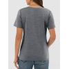 imageANRABESS Womens Short Sleeve Tops Casual V Neck Wrinkle  Free Basic T Shirts Summer Cute Tee 2026 Spring Fashion ClothesGrey