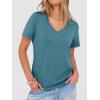 imageANRABESS Womens Short Sleeve Tops Casual V Neck Wrinkle  Free Basic T Shirts Summer Cute Tee 2026 Spring Fashion ClothesLake Blue