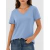 imageANRABESS Womens Short Sleeve Tops Casual V Neck Wrinkle  Free Basic T Shirts Summer Cute Tee 2026 Spring Fashion ClothesLight Blue