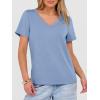 imageANRABESS Womens Short Sleeve Tops Casual V Neck Wrinkle  Free Basic T Shirts Summer Cute Tee 2026 Spring Fashion ClothesLight Blue