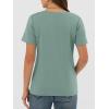 imageANRABESS Womens Short Sleeve Tops Casual V Neck Wrinkle  Free Basic T Shirts Summer Cute Tee 2026 Spring Fashion ClothesLight Green