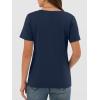 imageANRABESS Womens Short Sleeve Tops Casual V Neck Wrinkle  Free Basic T Shirts Summer Cute Tee 2026 Spring Fashion ClothesNavy Blue