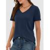 imageANRABESS Womens Short Sleeve Tops Casual V Neck Wrinkle  Free Basic T Shirts Summer Cute Tee 2026 Spring Fashion ClothesNavy Blue