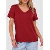 imageANRABESS Womens Short Sleeve Tops Casual V Neck Wrinkle  Free Basic T Shirts Summer Cute Tee 2026 Spring Fashion ClothesRed