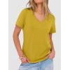 imageANRABESS Womens Short Sleeve Tops Casual V Neck Wrinkle  Free Basic T Shirts Summer Cute Tee 2026 Spring Fashion ClothesYellow