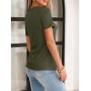 imageANRABESS Womens Short Sleeve Tops Summer Tshirts Cute Keyhole Neck Casual Basic Tee Dressy Work 2026 Spring Trendy OutfitsArmy Green