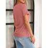 imageANRABESS Womens Short Sleeve Tops Summer Tshirts Cute Keyhole Neck Casual Basic Tee Dressy Work 2026 Spring Trendy OutfitsCoral