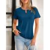 imageANRABESS Womens Short Sleeve Tops Summer Tshirts Cute Keyhole Neck Casual Basic Tee Dressy Work 2026 Spring Trendy OutfitsDeep Blue