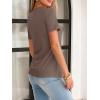 imageANRABESS Womens Short Sleeve Tops Summer Tshirts Cute Keyhole Neck Casual Basic Tee Dressy Work 2026 Spring Trendy OutfitsLight Brown