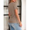 imageANRABESS Womens Short Sleeve Tops Summer Tshirts Cute Keyhole Neck Casual Basic Tee Dressy Work 2026 Spring Trendy OutfitsLight Khaki