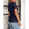 imageANRABESS Womens Short Sleeve Tops Summer Tshirts Cute Keyhole Neck Casual Basic Tee Dressy Work 2026 Spring Trendy OutfitsNavy Blue