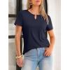 imageANRABESS Womens Short Sleeve Tops Summer Tshirts Cute Keyhole Neck Casual Basic Tee Dressy Work 2026 Spring Trendy OutfitsNavy Blue